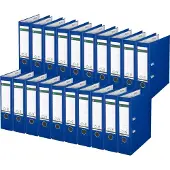 Leitz Map 1010, DIN A4, rugbreedte 80 mm, 20 stuks, nachtblauw