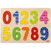 Goki Einlegepuzzle Zahlen 0-9