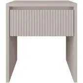 Selsey Vemmi – Nachtkastje met lade, kasjmierbeige, 45 cm