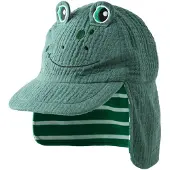 Next Hoed groen / smaragd / zwart / wit