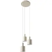 LINDBY Hanglampe , Ovelia, dimbare, Beige, Eetkamer, Metaal, Modern