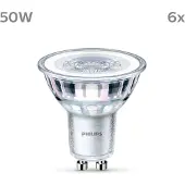 Philips GU10 LED spot | 4000K | 4.6W (50W) | 6 stuks