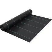 vidaXL Worteldoek 2x50 m PP zwart