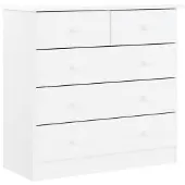 vidaXL Ladekast ALTA 77x35x73 cm massief grenenhout wit