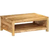 vidaXL Salontafel 80x55x30 cm, massief mangohout
