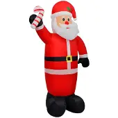 vidaXL Opblaasbare kerstman 120 cm