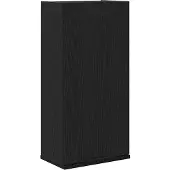 vidaXL Wandkast, zwart eikenfineer, 32 x 20 x 67 cm, houtvezel