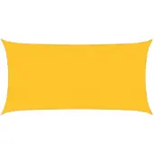 vidaXL Zonnezeil 160 g/m² 2,5x4,5 m HDPE geel