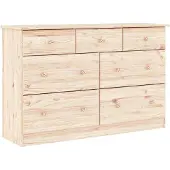 vidaXL Ladekast ALTA 112x35x73 cm massief grenenhout
