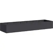 vidaXL Plantenbak 280x80x40 cm staal zwart
