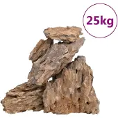 vidaXL Drakenstenen gemengde kleur 25 kg 10-30 cm