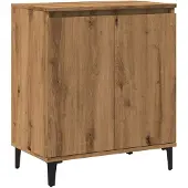 vidaXL Dressoir Artisan-Eikenhout, 60x35x70 cm, houtvezel
