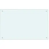vidaXL Spatscherm keuken 80x50 cm gehard glas melkwit
