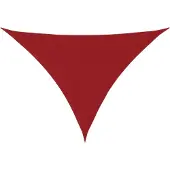 vidaXL Zonnescherm driehoekig 4x5x5 m oxford stof rood