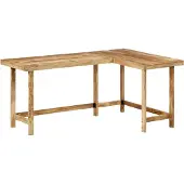 vidaXL Bureau 165x110x75 cm massief mangohout