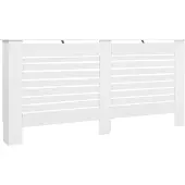 vidaXL Radiatorombouw 172x19x81,5 cm MDF wit