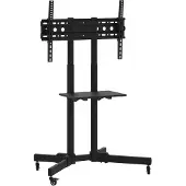 vidaXL TV-standaard met wielen, geschikt voor schermen van 32-70 inch, maximale VESA-maat 600x400mm, draagvermogen 50kg