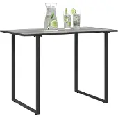 vidaXL Tuin Tafel Grijs 100 x 55 x 70 cm Hout