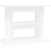 vidaXL Aquariumstandaard 80x35x60 cm bewerkt hout wit