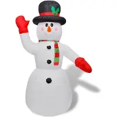 vidaXL Opblaasbare sneeuwpop 240 cm