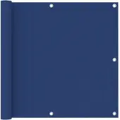 vidaXL Balkon privacy scherm, blauw, 90x600 cm, Oxford-stof