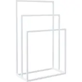 vidaXL Handdoekenrek vrijstaand 48x24x79 cm ijzer wit