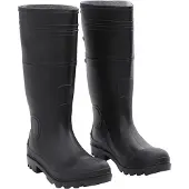 vidaXL Regenlaarzen maat 41 PVC zwart