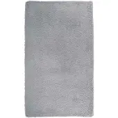 vidaXL Hoogpolig vloerkleed NAVARRA 60x100 cm polyester zilvergrijs
