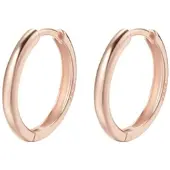 Hey Happiness Oorbellen 'Urban Hoop' rose-goud