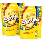 Skittles Smoothies - zachte romige snoepjes met fruitsmaak - 2 stuks