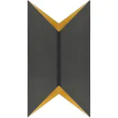 Highlight Wandlamp Crown zwart/goud