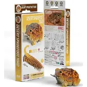 Eugy 3D Puzzel - Woestijnpad - Wilde Dieren - Duurzaam - Verzamel Ze Allemaal - 6 Jaar