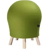 Topstar Kruk Sitness Alpine, met ingebouwde gymnastiekbal, bekleding 75% scheerwol, groen