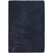 vidaXL Hoogpolig vloerkleed NAVARRA 160x230 cm polyester marineblauw
