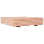 vidaXL Plantenbak 110x110x26,5 cm massief douglashout