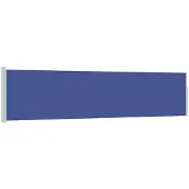vidaXL Tuinscherm uittrekbaar 120x500 cm blauw