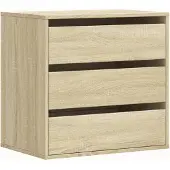 vidaXL Ladekast 60x41x58 cm bewerkt hout sonoma eikenkleurig