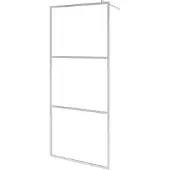 vidaXL Inloopdouchewand transparant 115x195 cm ESG-glas