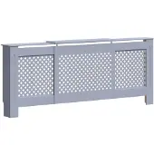vidaXL Hondenkennel in meubelstijl, wit, 55x75x65 cm, van houtvezel