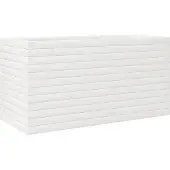 vidaXL Plantenbak 90x40x45,5 cm massief grenenhout wit