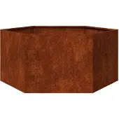vidaXL Plantenbak roestig 90x90x45 cm cortenstaal