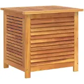 vidaXL Tuinbox met jaloezieën 60x50x56 cm massief acaciahout