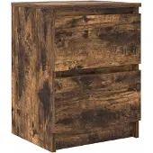 vidaXL Tv-meubel 40x35x54 cm spaanplaat gerookt eikenkleurig