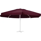 vidaXL Vervangingsdoek voor parasol 610 cm bordeauxrood