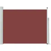 vidaXL Tuinscherm uittrekbaar 140x500 cm bruin