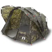 vidaXL Vistent 5-persoons waterdicht camouflage