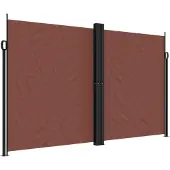 vidaXL Windscherm uittrekbaar 200x1000 cm bruin