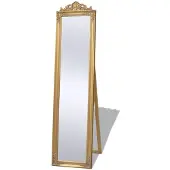 vidaXL Vrijstaande spiegel Barok 160x40cm goud