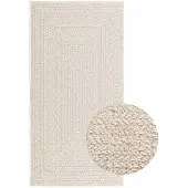 vidaXL Vloerkleed ZIZUR room binnen en buiten 80x150 cm jute look