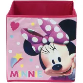 Disney opbergbox Minnie Mouse kubus 30 liter textiel roze